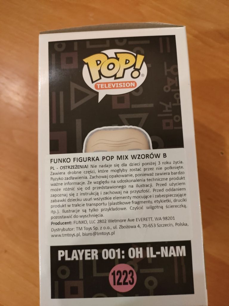 Funko POP, Squid Game, Palyer 001: