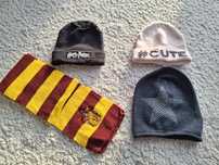 Zestaw czapki zimowe sinsay harry potter dziewc