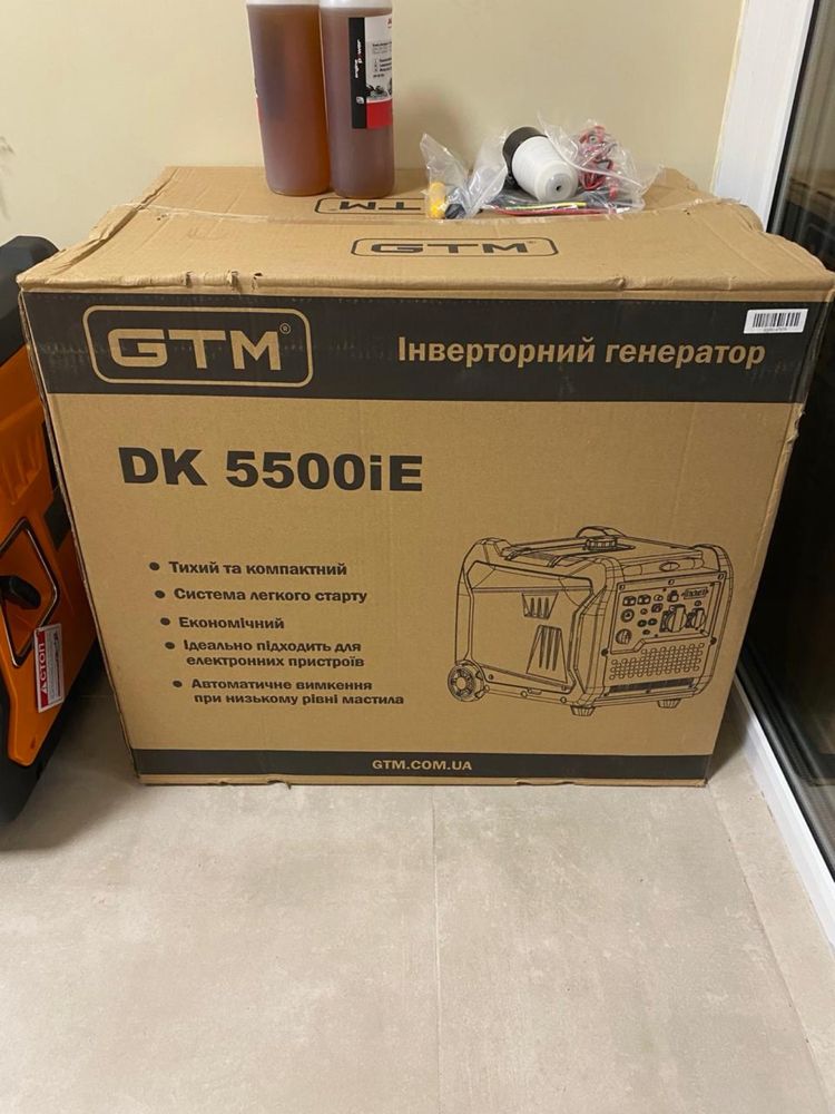 Генератор інверторний GTM DK5500i