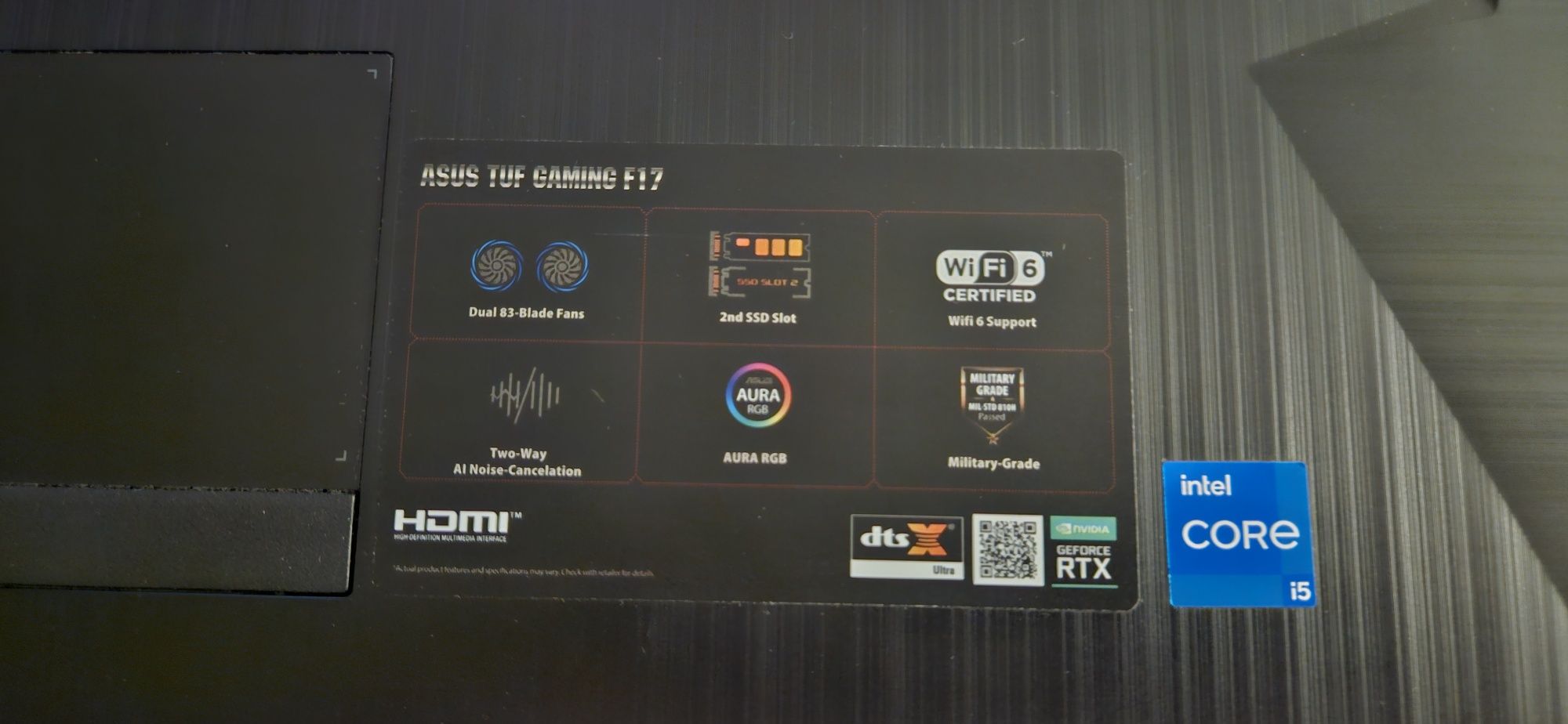 Asus TUF gaming f17 (laptop gamingowy, PC,)