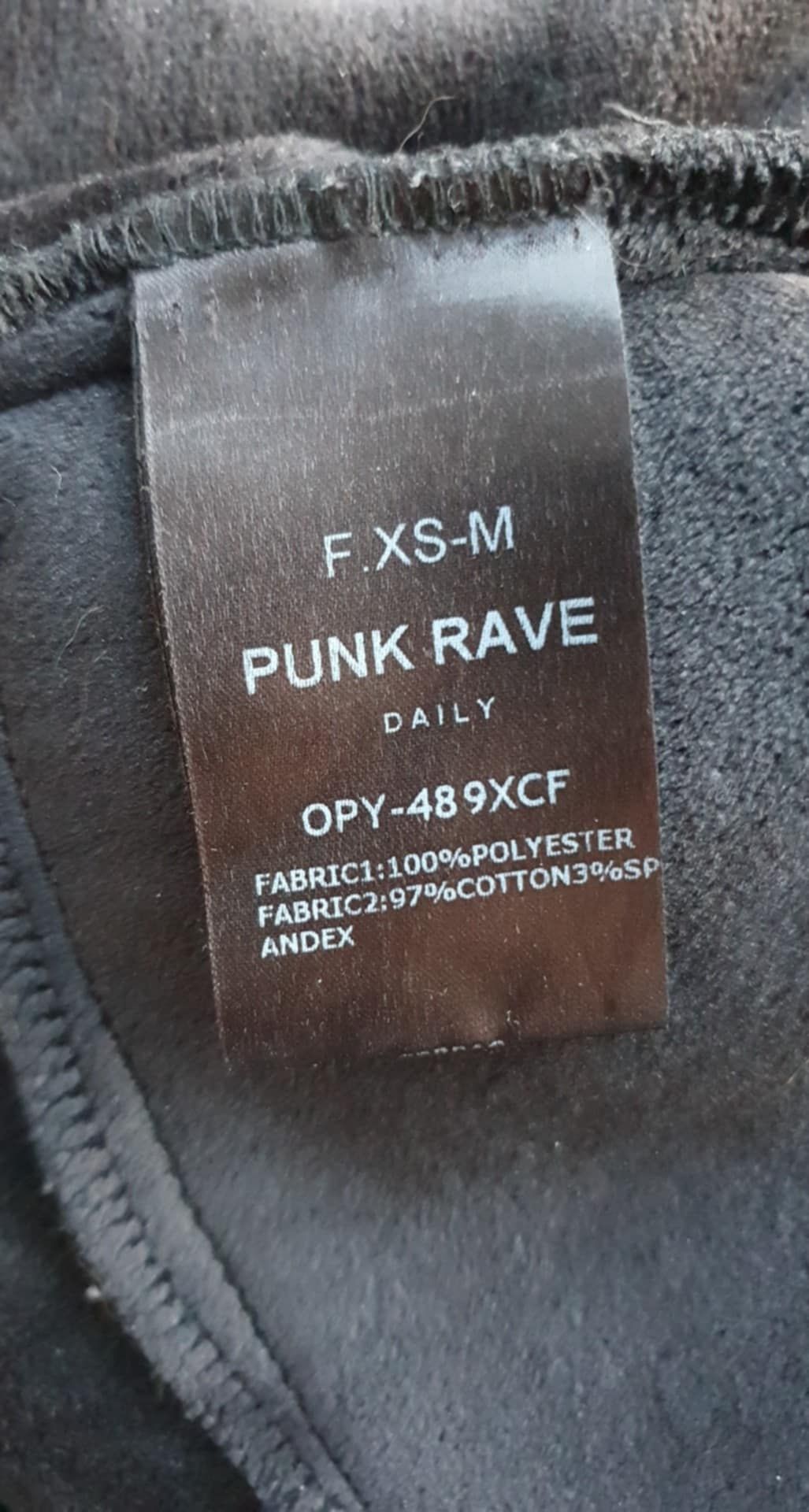 Bluza Punk Rave Joker Hoodie pluszowa z ogromnym kapturem kieszeniami