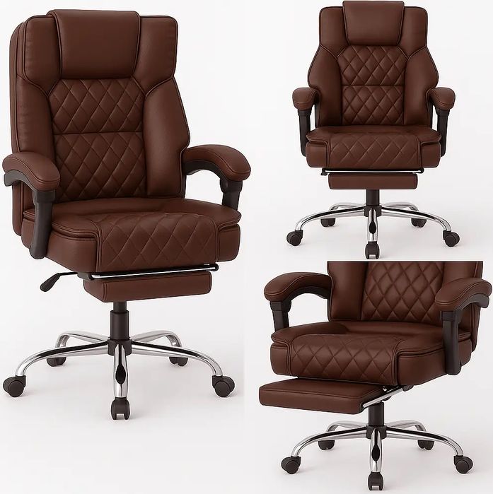 Крісло офісне Diego Comfort Pro (чорне, сіре, коричневе та св.коричн.)