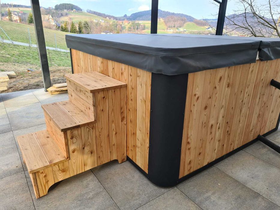 Jacuzzi 6-osobowe, balia ogrodowa, wanna SPA- domekisauna.pl