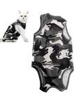 Roupa para gato de recuperação cirúrgica