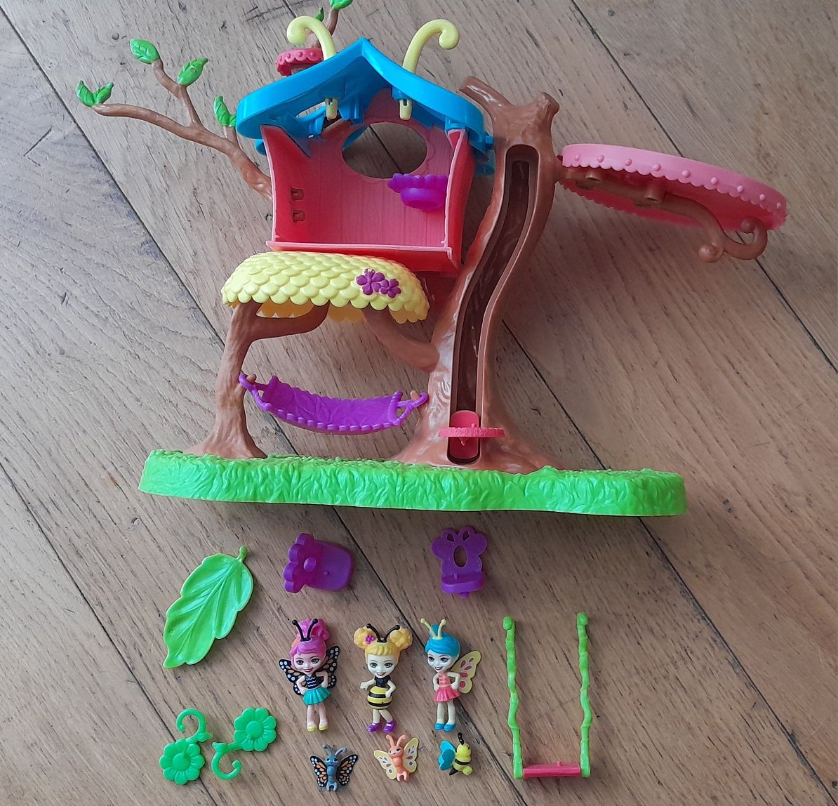 Enchantimals Domek motylkowy motyli + figurki pszczoła 2x motylek