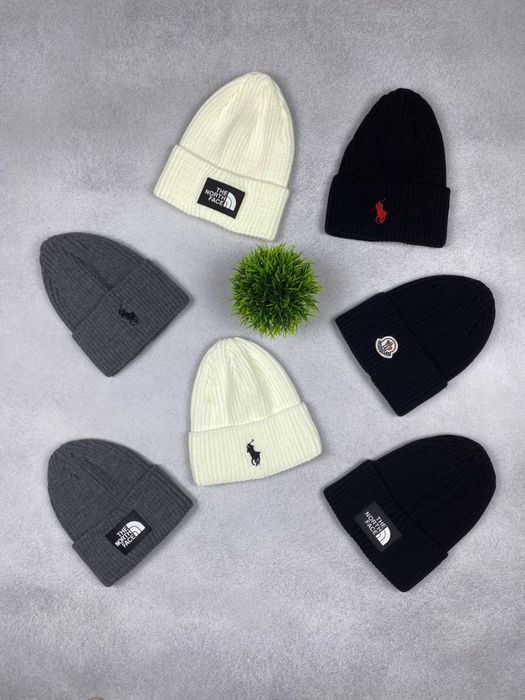 Шапка Polo, The North Face, Moncler