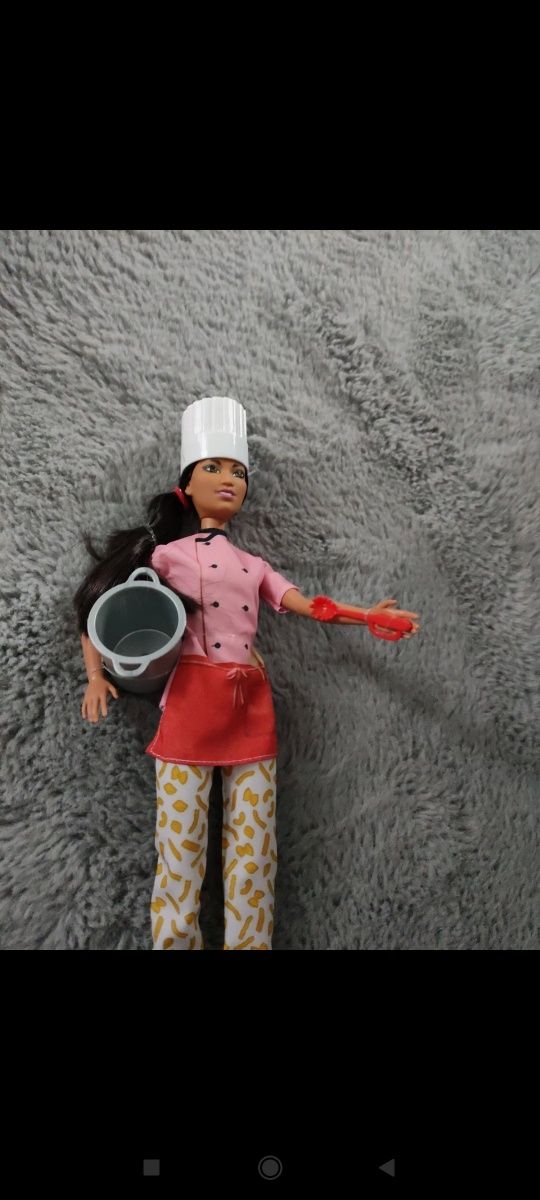Barbie lalka kucharka nowa Mattel