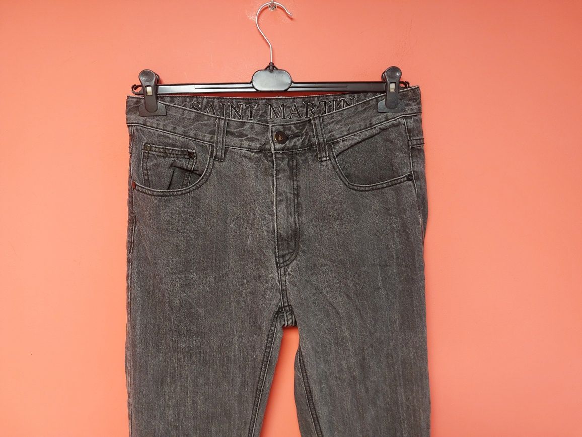 Spodnie męskie dżinsy jeansy Saint martin w34