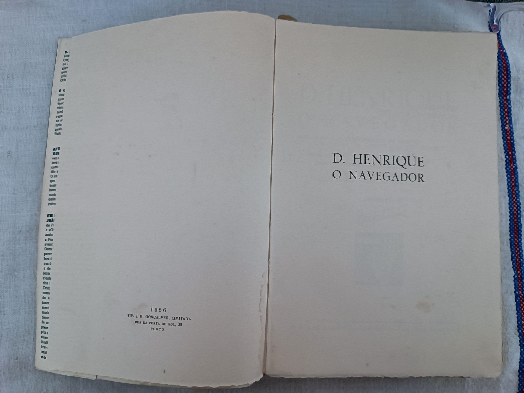 Livro "D. Henrique, o Navegador"