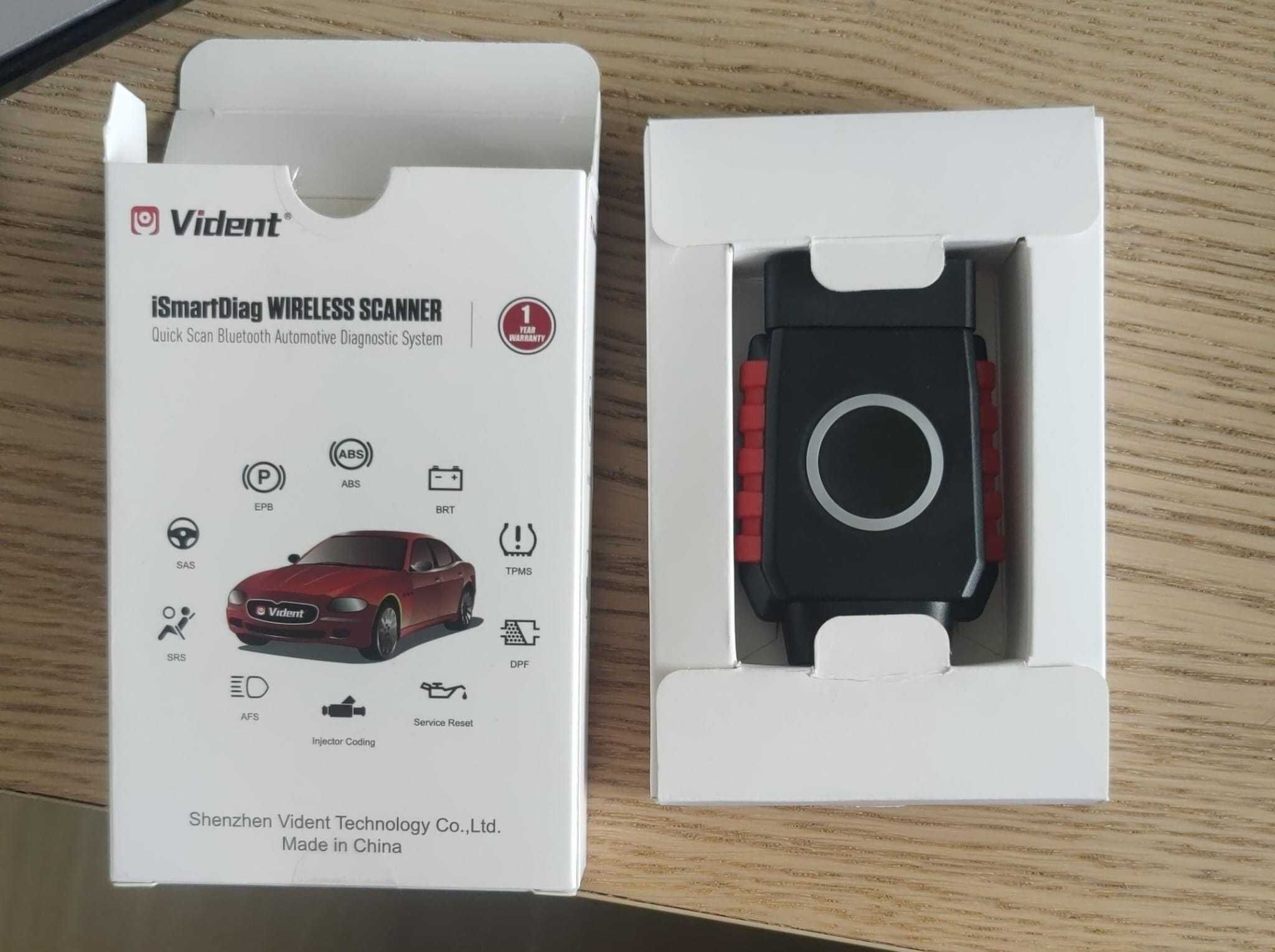 Ferramenta de diagnóstico OBD2 Vident iSmartDiag 510