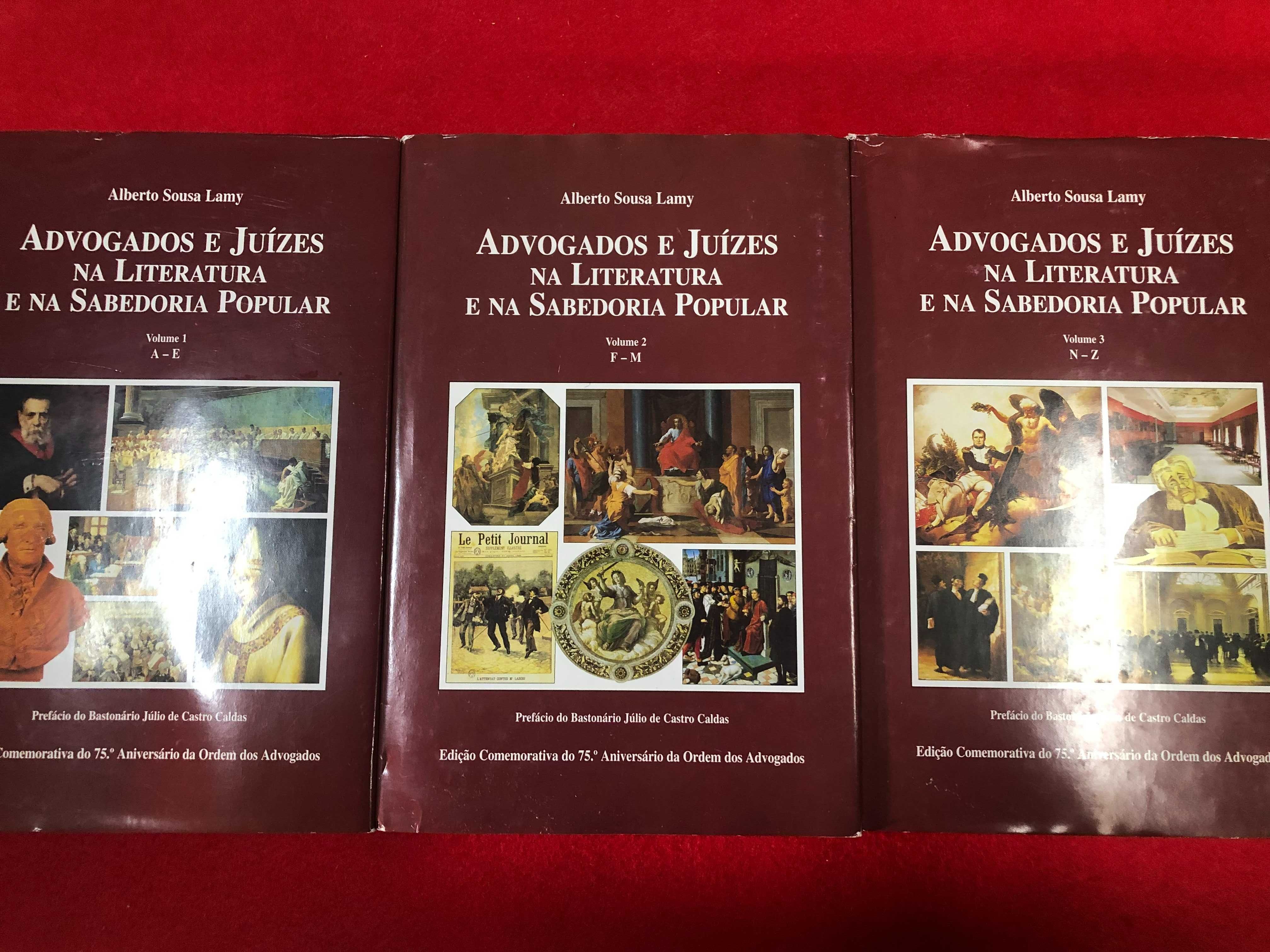 Advogados e juízes na literatura e sabedoria popular 3 volumes