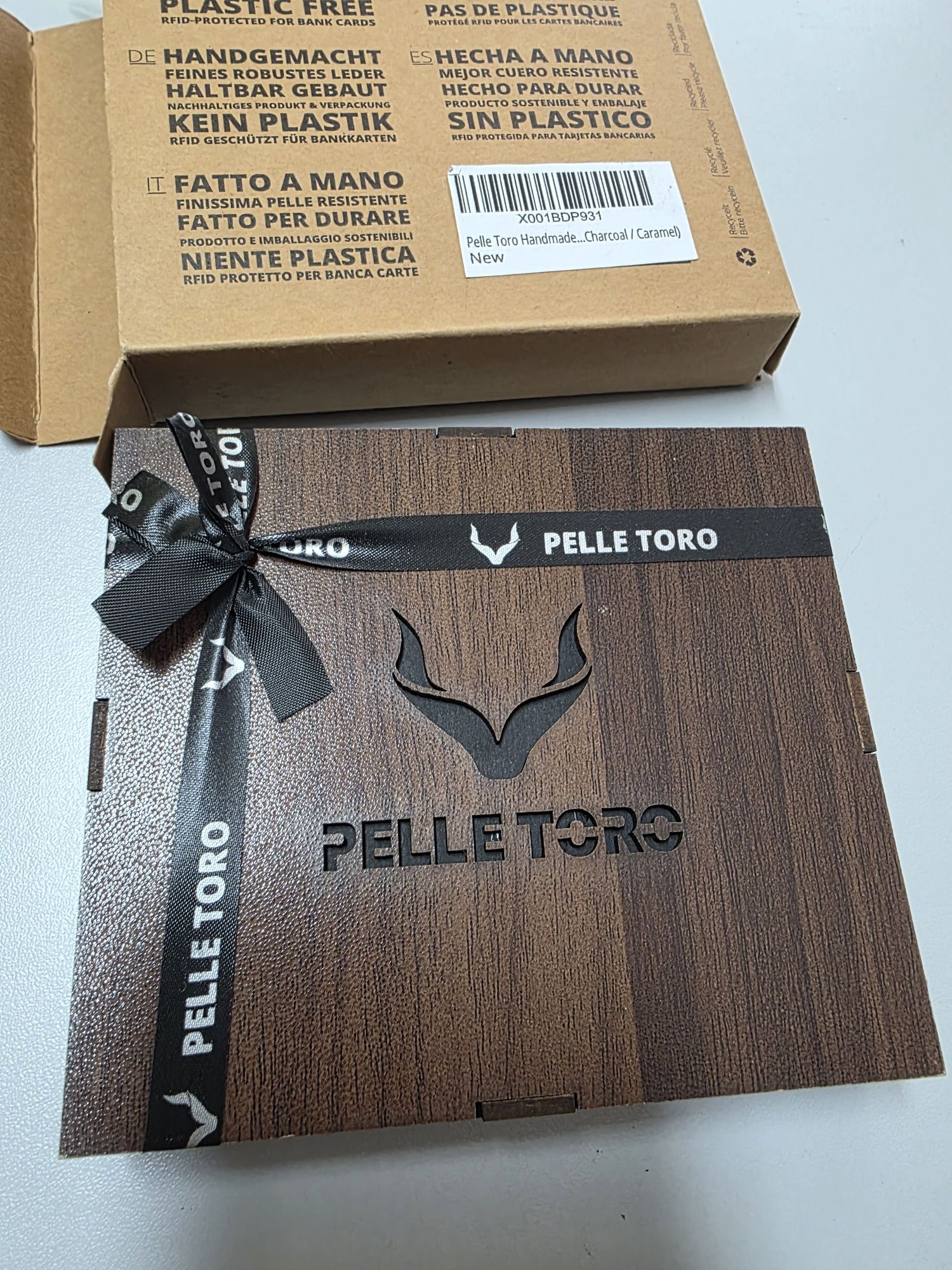 Carteira Pelle Toro - Pele de Touro Preta