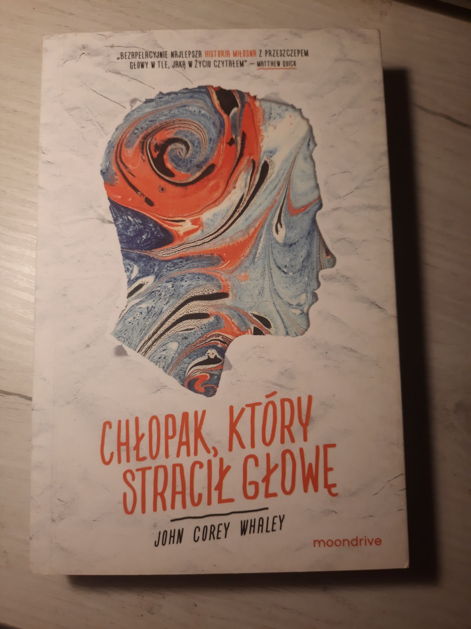książka 'chłopak, który stracił głowę' John Corey Whaley