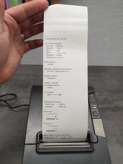 Impressora de talões Epson TM-T88V (Usado)