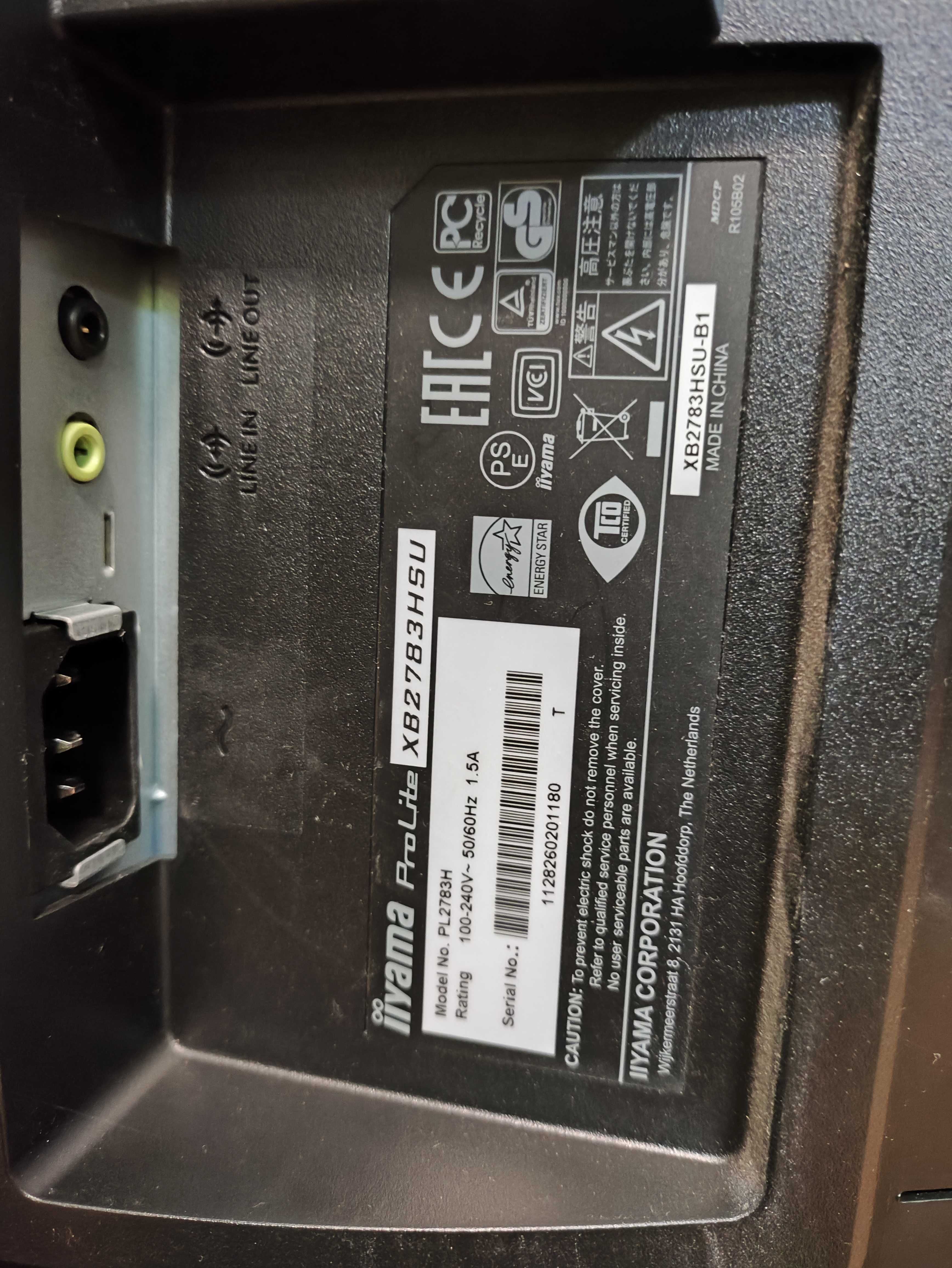 Monitor Iiyama ProLite XB2783HSU 27" FHD