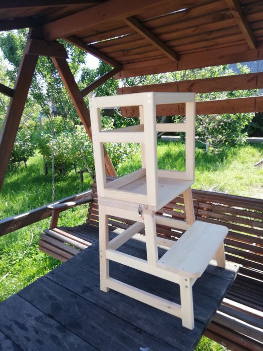 Навчальний стільчик, «Помічник на кухні», Вежа Монтессорі трансформер