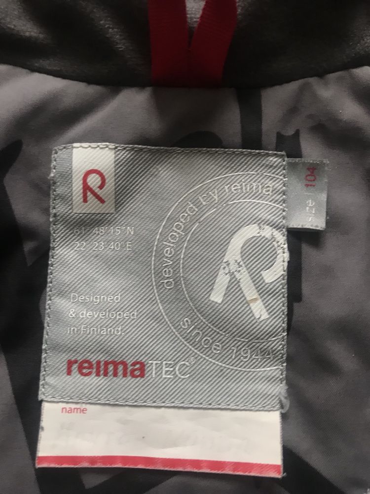 Курточка зимова для хлопчика Reima Tec 104