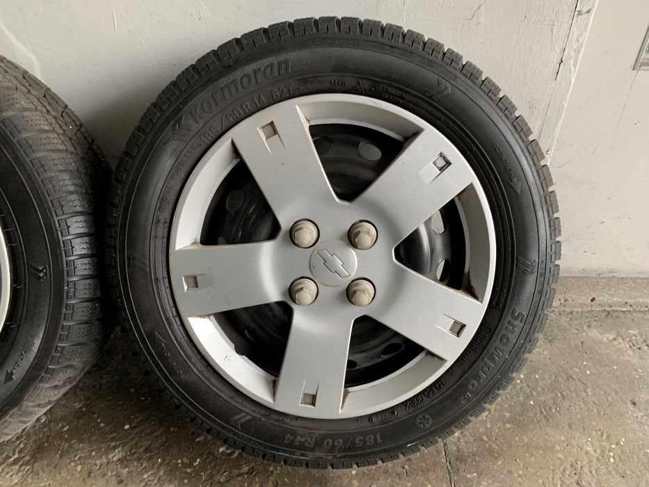 Opony Zimowe koła 14” 185/60R14 do Chevrolet Aveo, Opel, 4x100