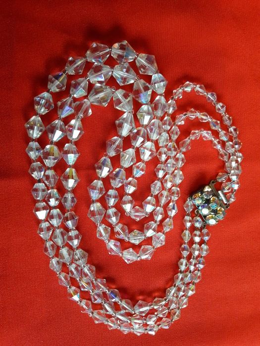 Винтажное колье "Аврора бореалис", Чехословакия