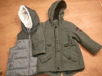 Kurtka parka C&A kamizelka chłopięca r98