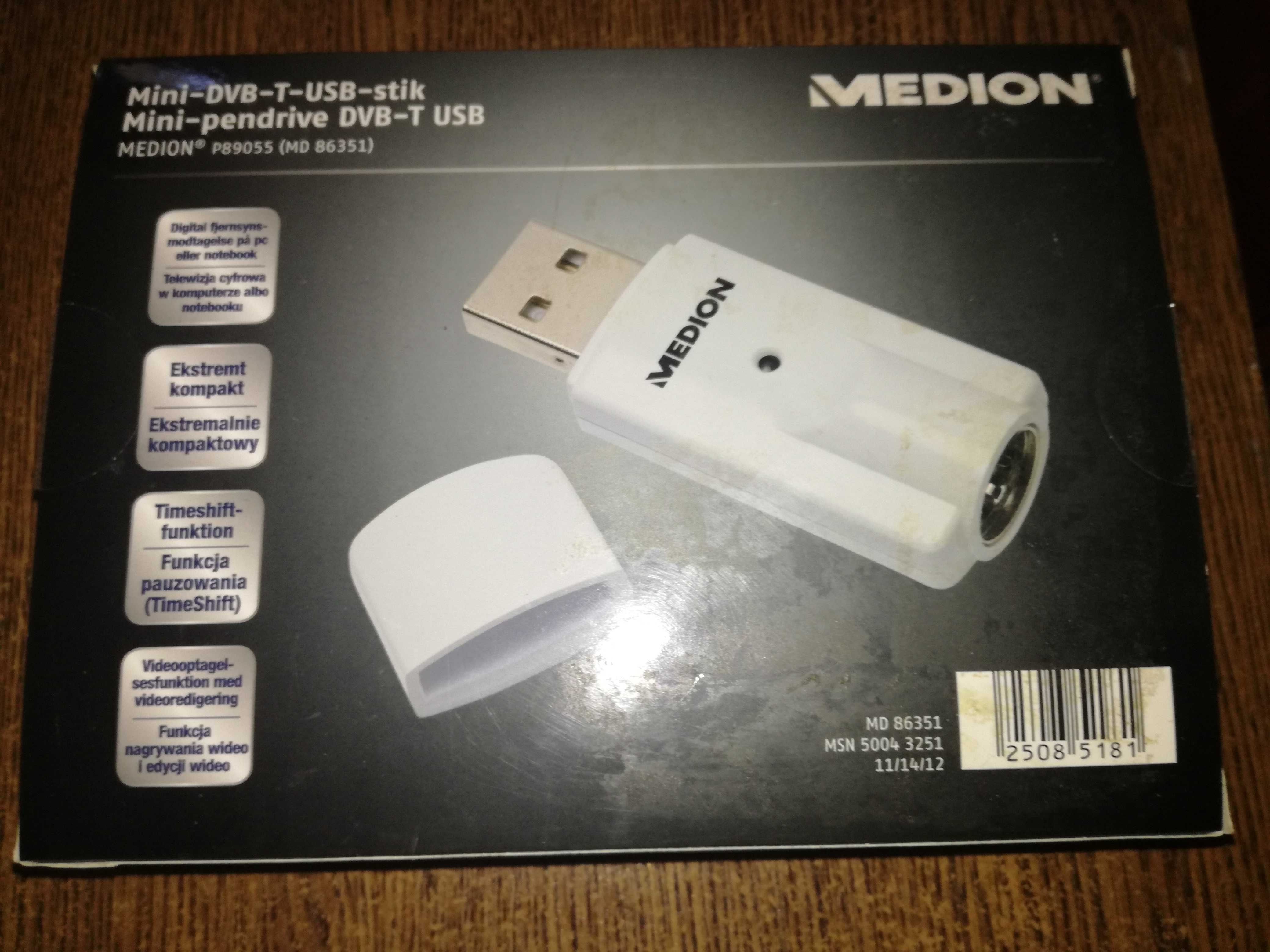 Tuner DVB-T USB Nowy