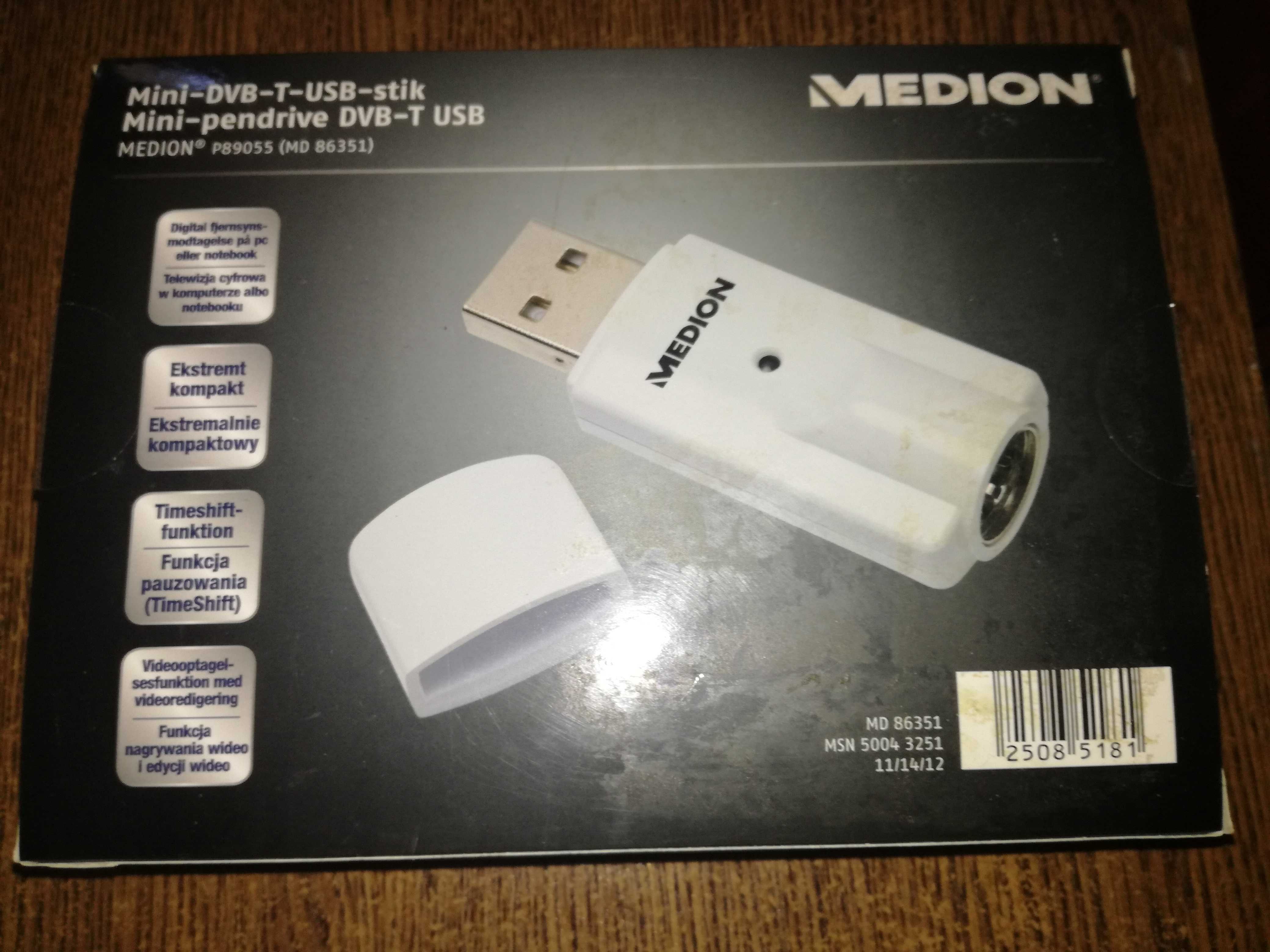 Tuner DVB-T USB Medion P89055 (MD86351)