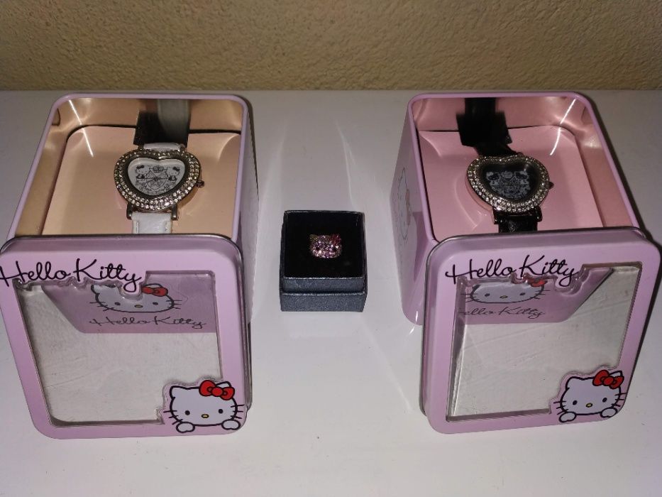 Relógios/Anel Hello Kitty [NOVO]