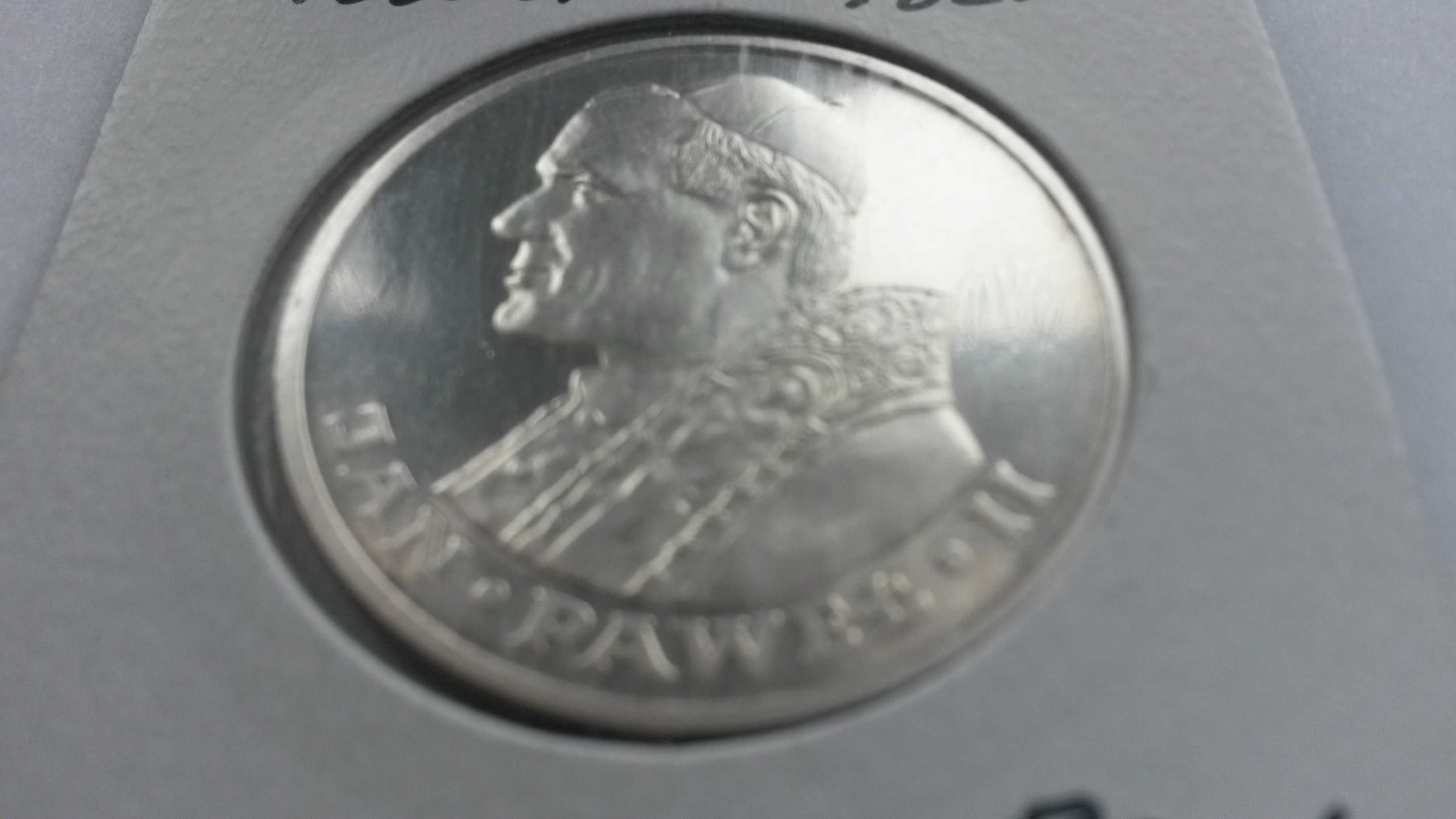 Moneta kolekcjonerska 1000 zł srebrna lustrzanka Jan Paweł II 1982 r.