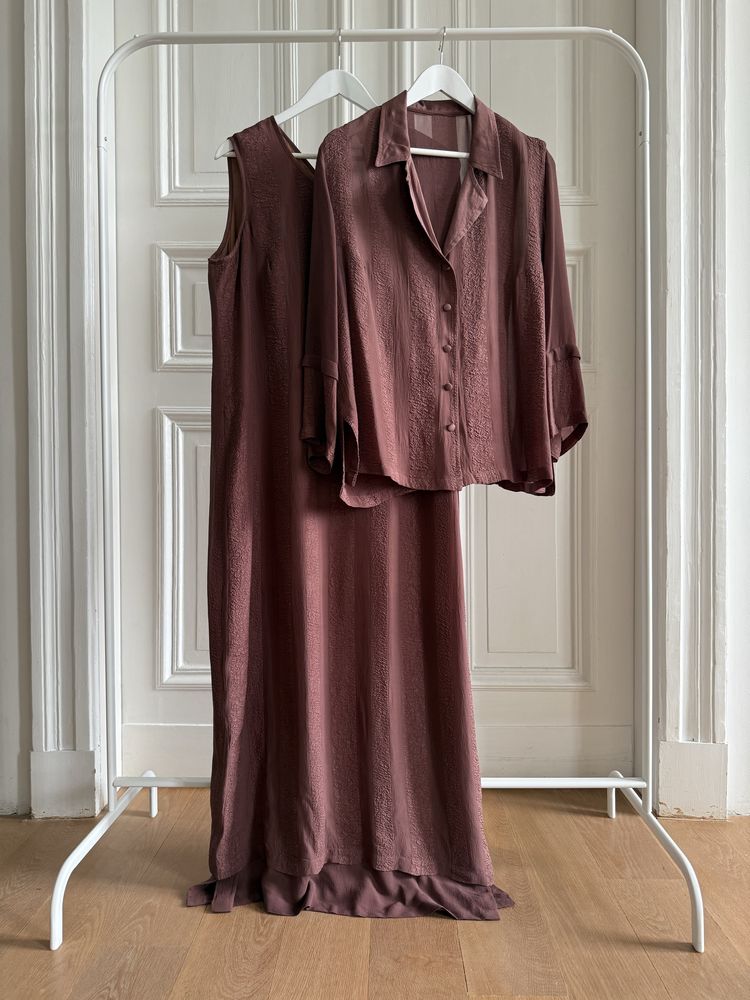 Vintage Fani Silk Set - komplet z jedwabiu