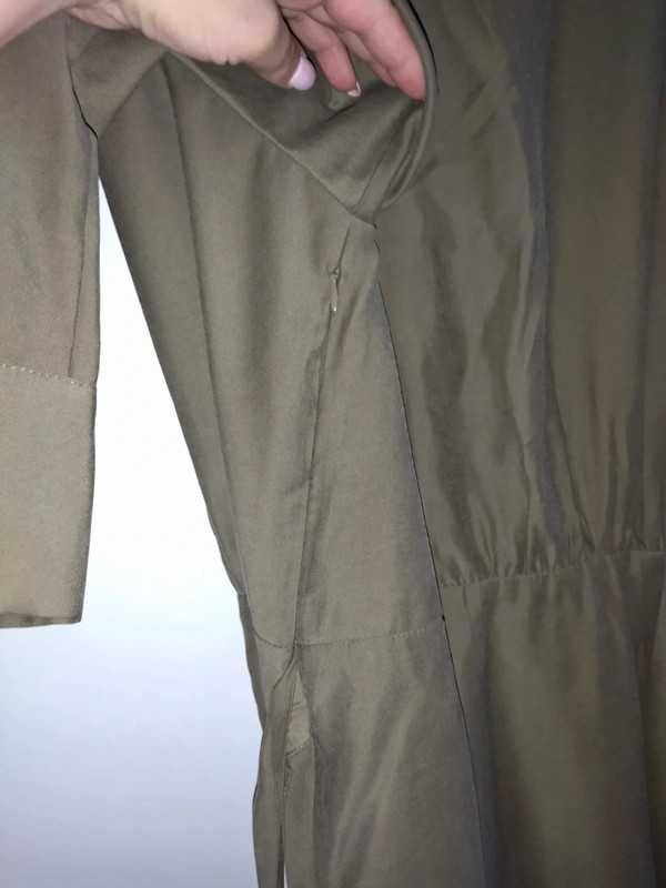 Sukienka khaki Mango XXL