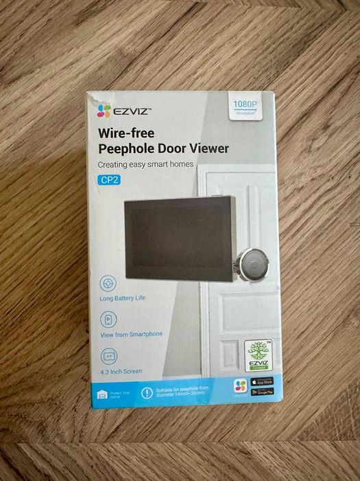 Bezprzewodowa kamera wideo wizjer z monitorem Ezviz CP2