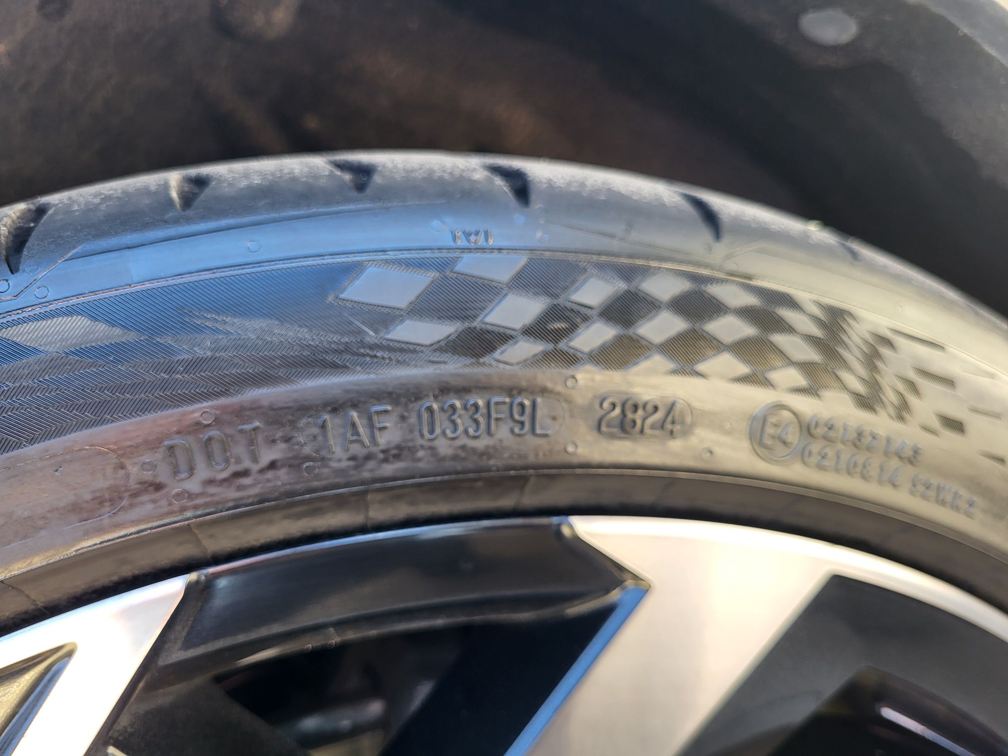 Komplet 4 opon Continental SportContact 7 245/40 r21 z 2024 roku