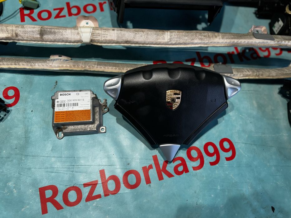 Безпека Porshe Cayenne 955/957 торпеда airbag штора ремень Порш Каен