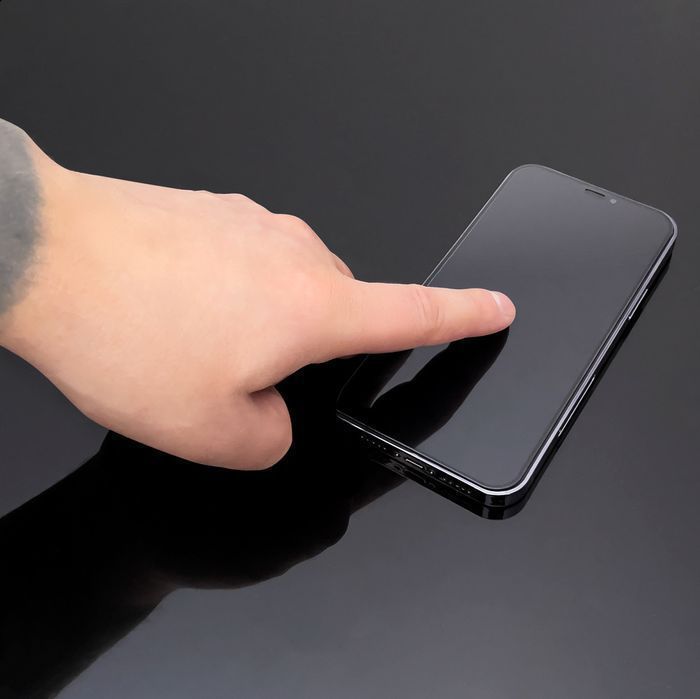 Szkło Hartowane Wozinsky Full Cover Flexi do iPhone 12 Mini, Czarny