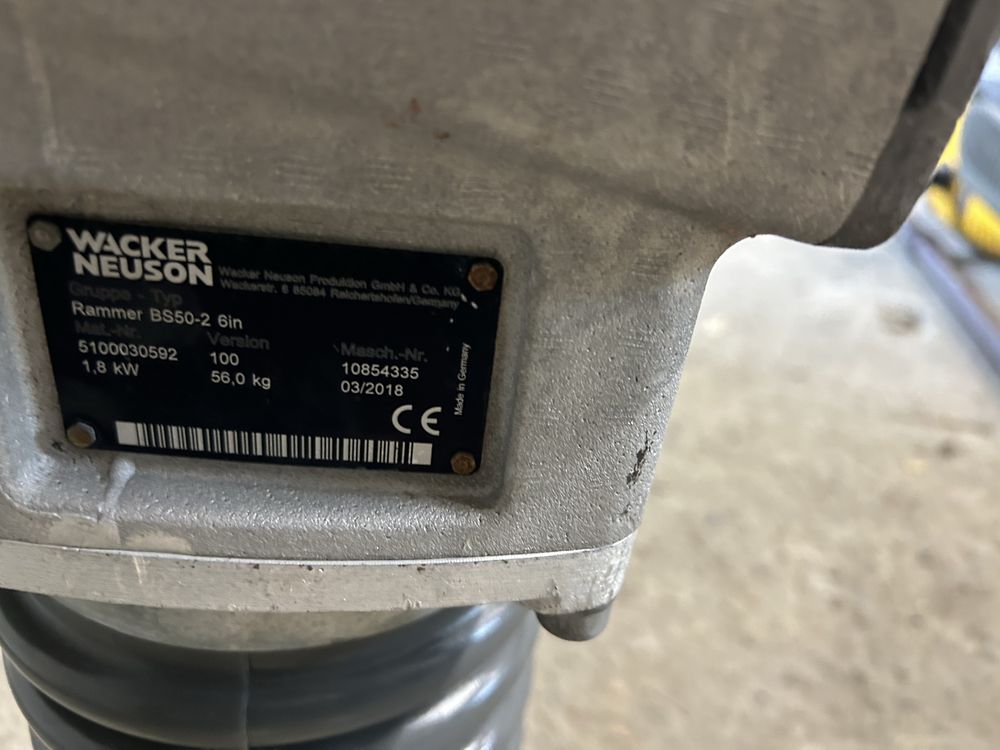 Ubijak stopa wibracyjna WACKER BS 50-2 (58) rok 2018