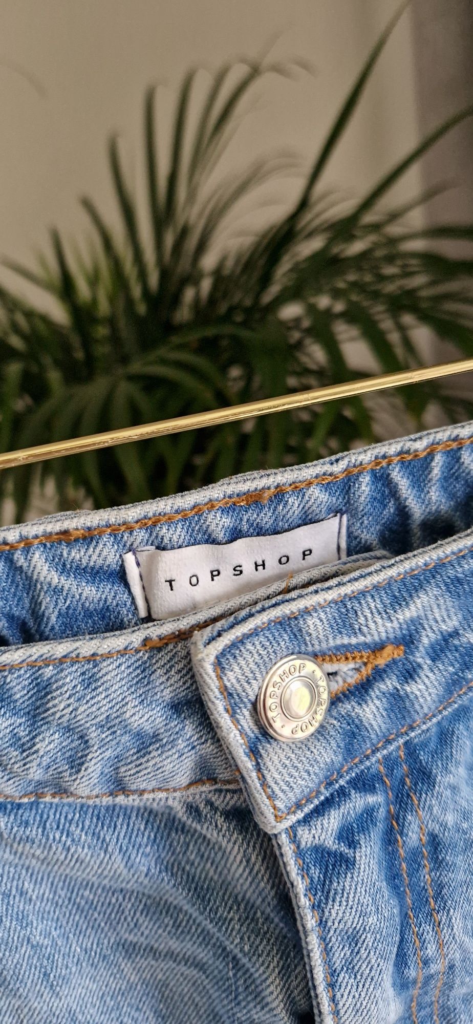 Krótka spódnica jeansowa Topshop rozmiar S