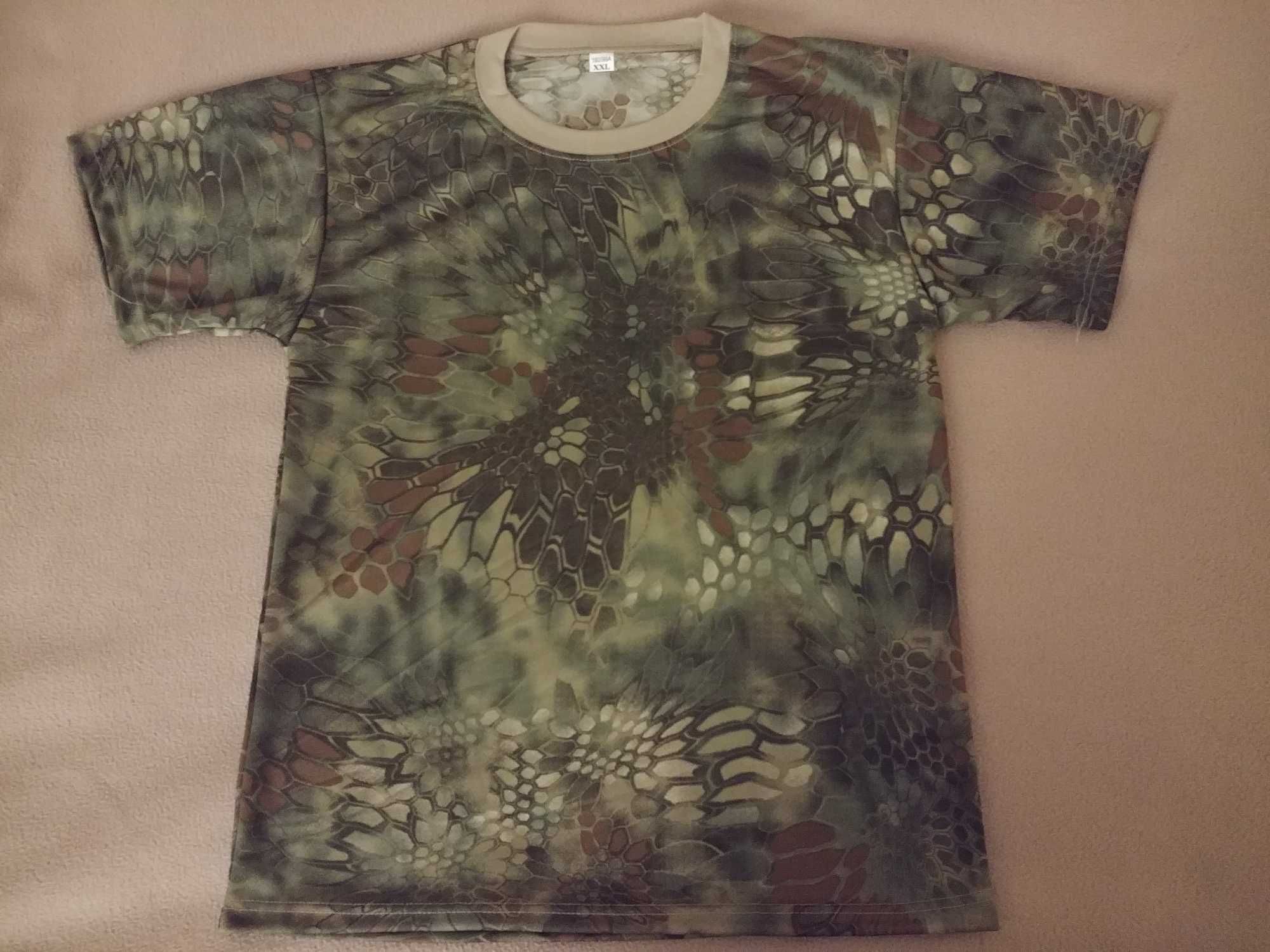 tshirt męski outdoor / kamuflaż     M / L  2 sztuki