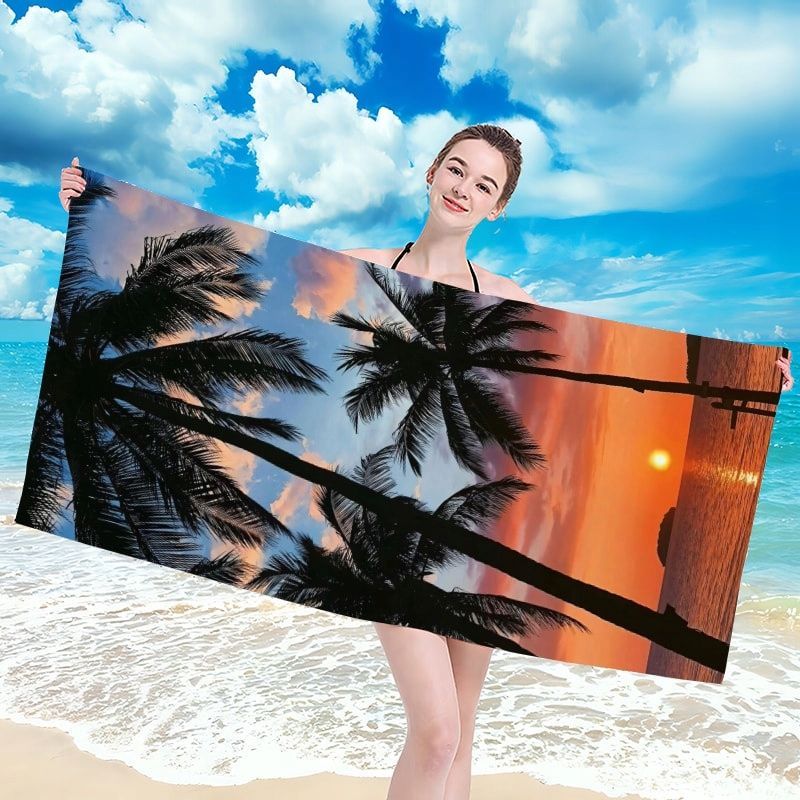 Ręcznik plażowy Szybkoschnący mikrofibra 70x140 kąpielowy Holiday duży