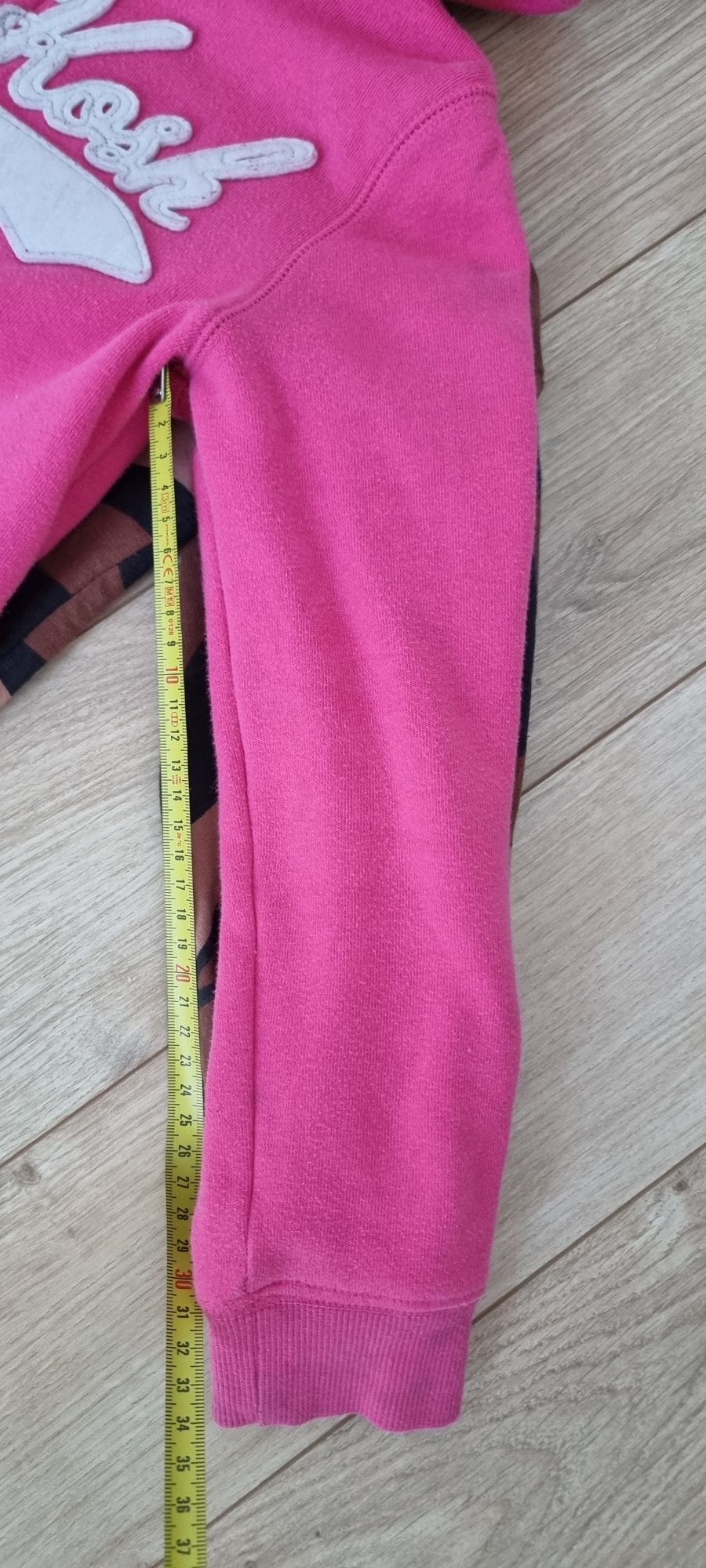 Zestaw Bluza x2  122  Oshkosh Pepco rozpinana dziewczęca Różowa
