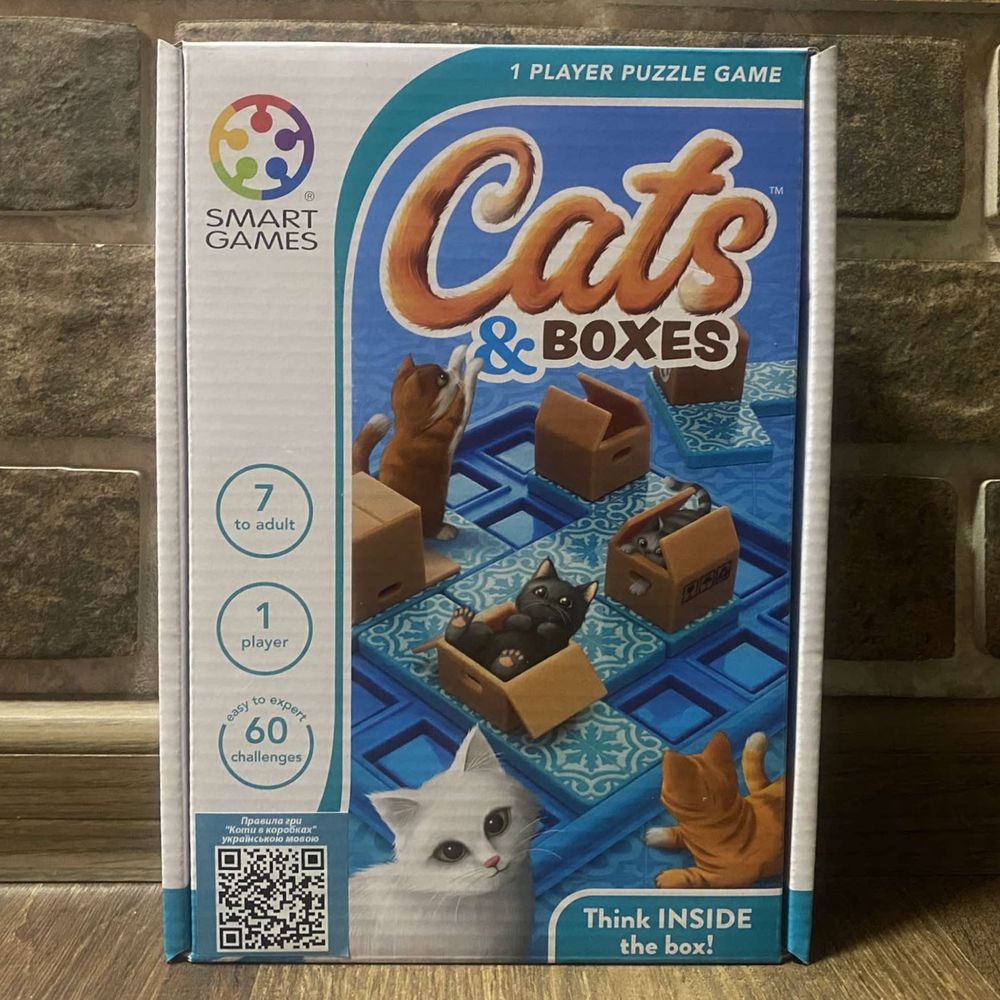 Коти та коробки Smart games гра головоломка