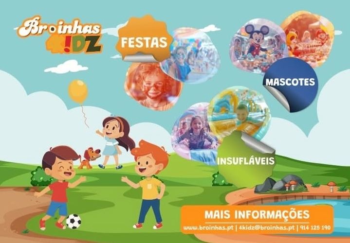 Festas de aniversário,mascotes e insufláveis