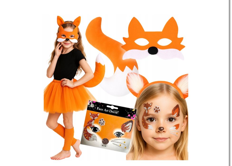 Kostium karnawałowy lisiczki (98–122)