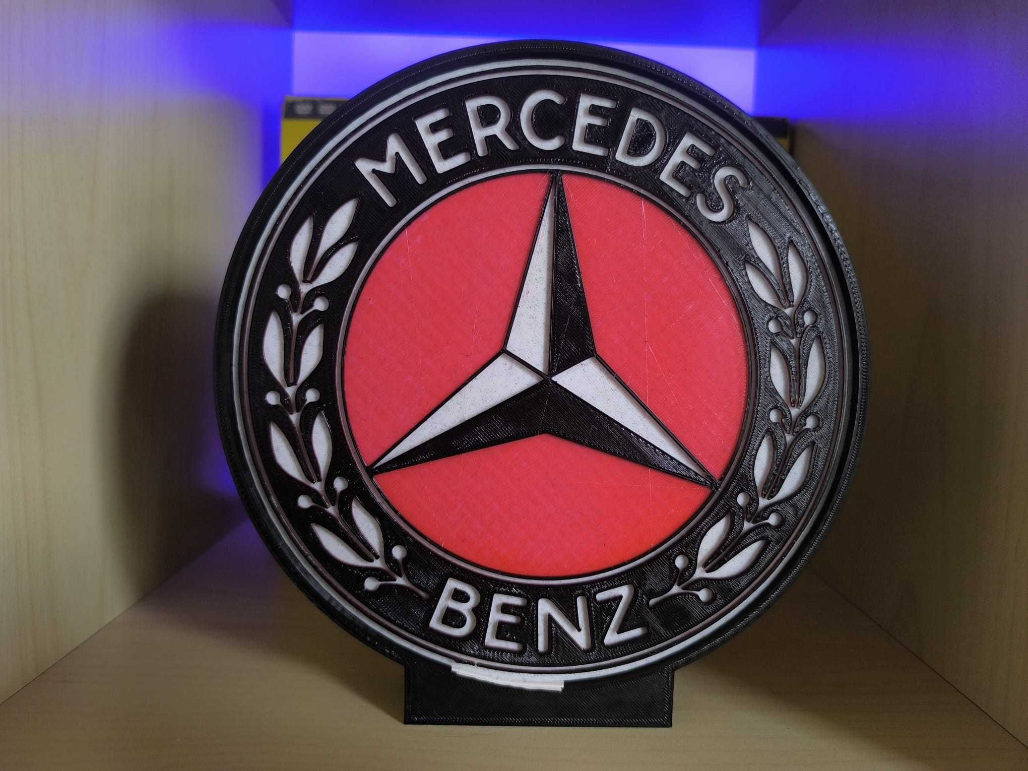 Luminaria - Lightbox  "MERCEDES-BENZ" V1