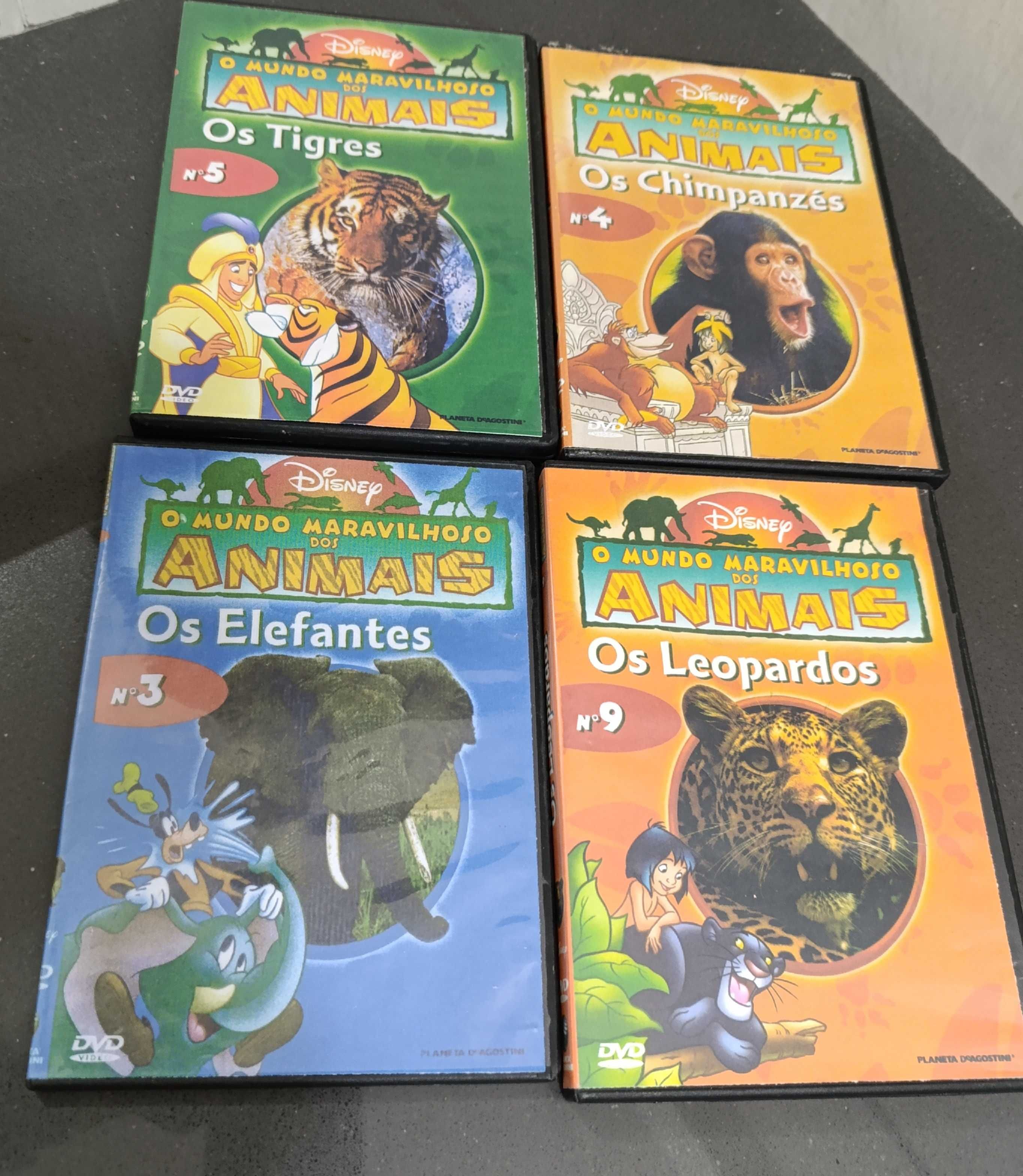 Bonecos Animais 2 peças - Medidas aprox. 7 cm + Oferta 4 DVD da Disney