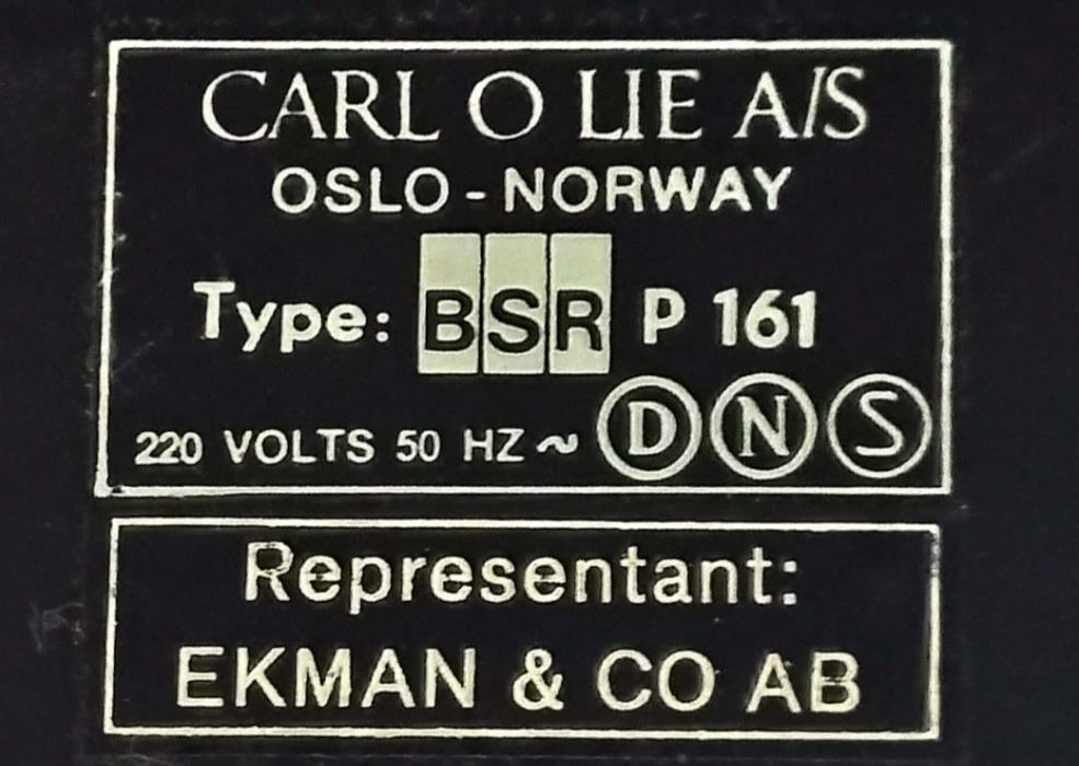 Gramofon MAXIMAL BSR P161