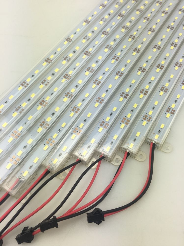 10 sztuk listwa LED 72 smd 1 M 12V z profilem