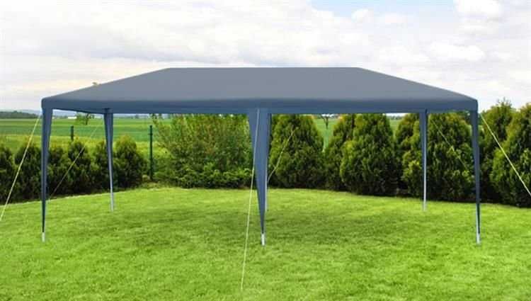 NAMIOT / PAWILON ogrodowy imprezowy 3x6m - 6 ścianek NIEBIESKI