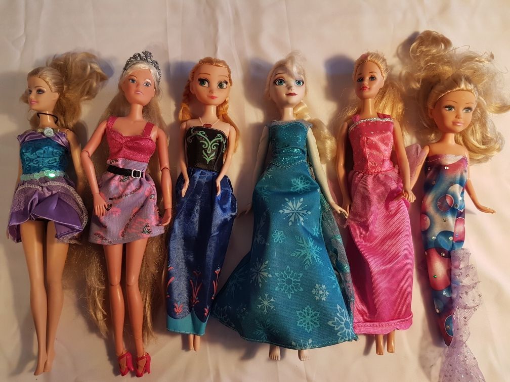 Bonecas Barbie e Frozen