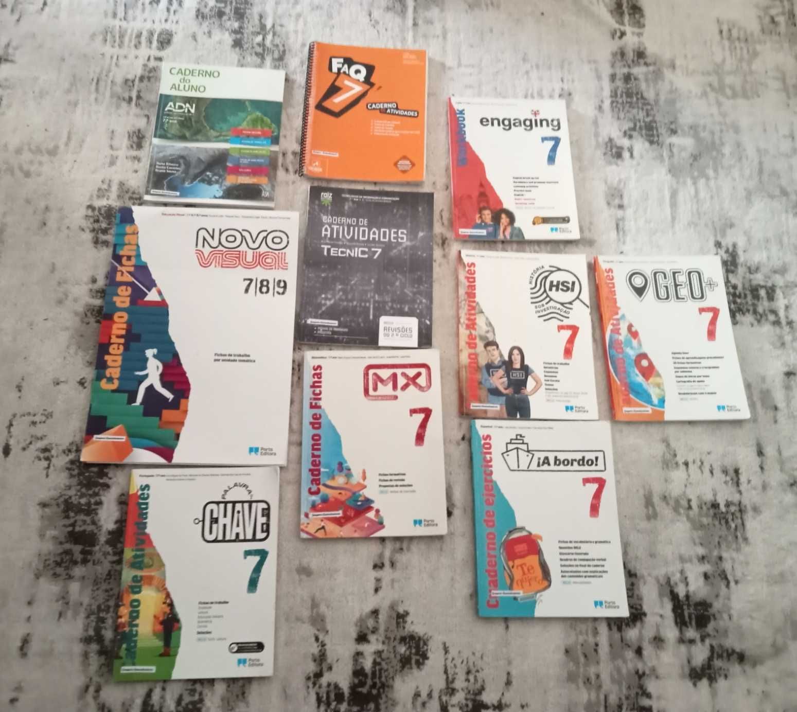 Manuais e Cadernos de Fichas 7° Ano