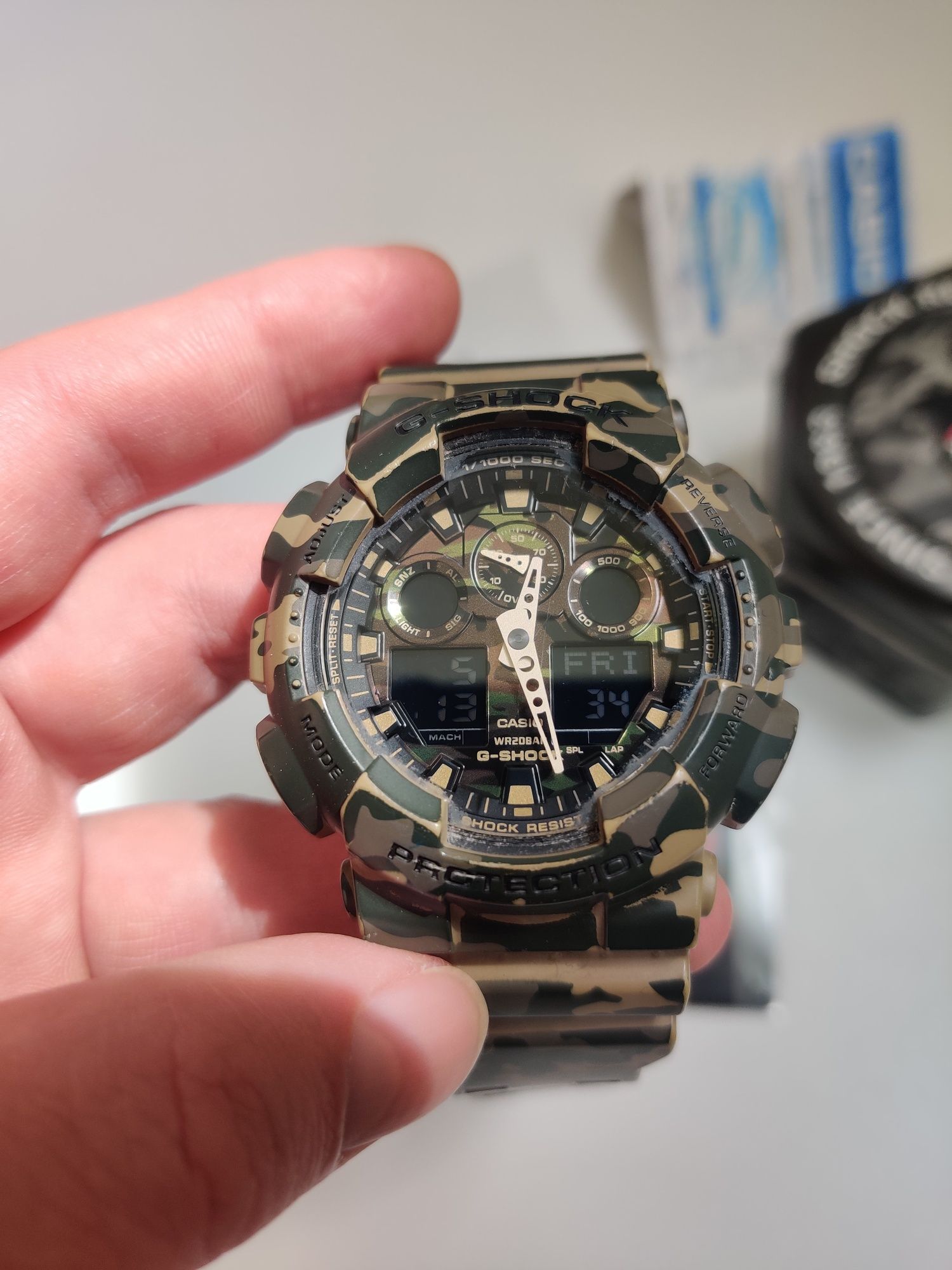 Часы Casio G-Shock GA-100CM-5A camo